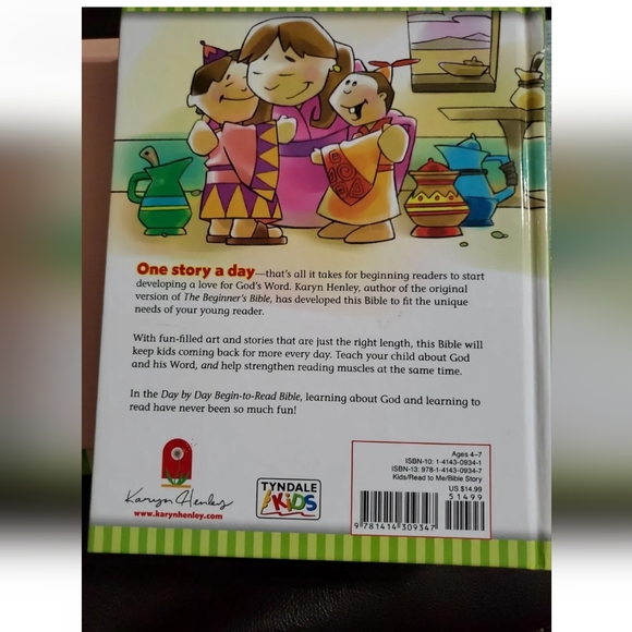 :* Lot of 3 Bible Books Christian Kids  Bible stories  day by day begin to read - Picture 8 of 12